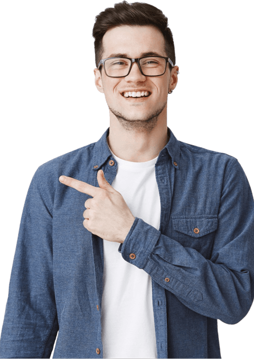 Confident job seeker